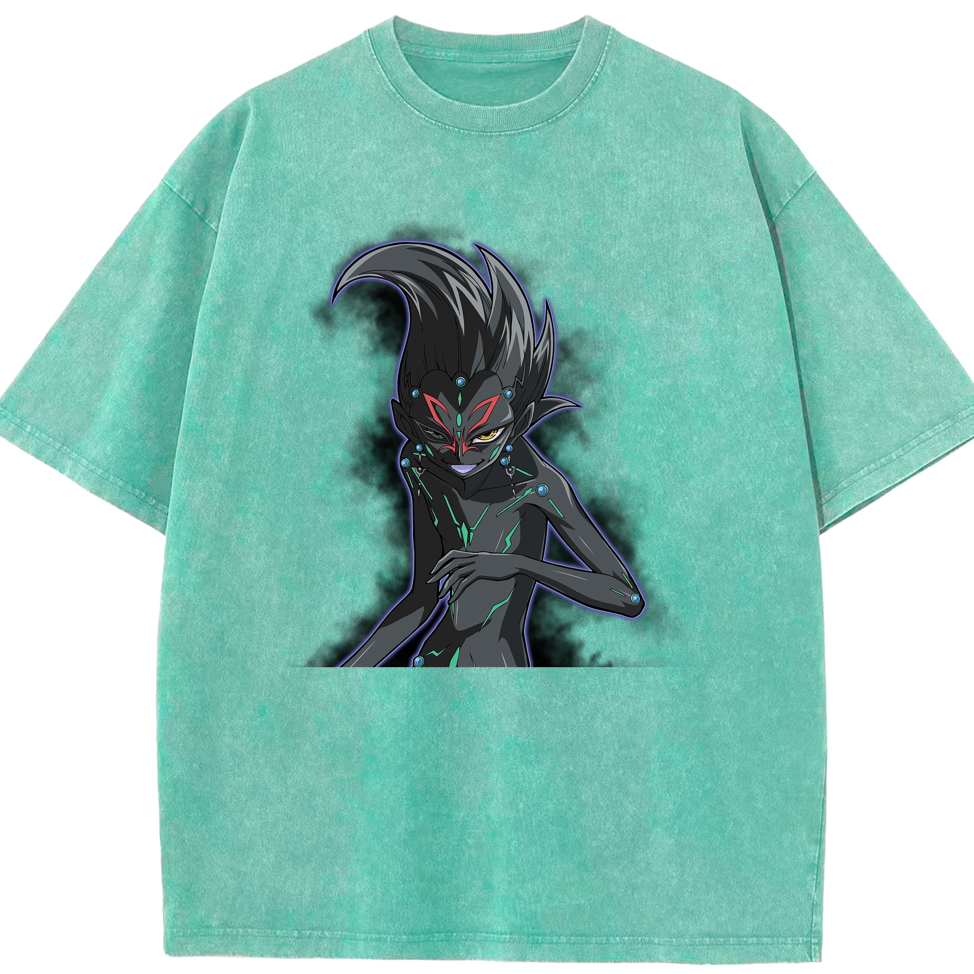 （画像用） 遊☆戯☆王 Yu-Gi-Oh! 綿100% ヴィンテージ風 半袖Tシャツ（フロントプリント）